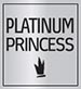 Logotipo de Platinum Princess con corona y texto PLATINUM PRINCESS
