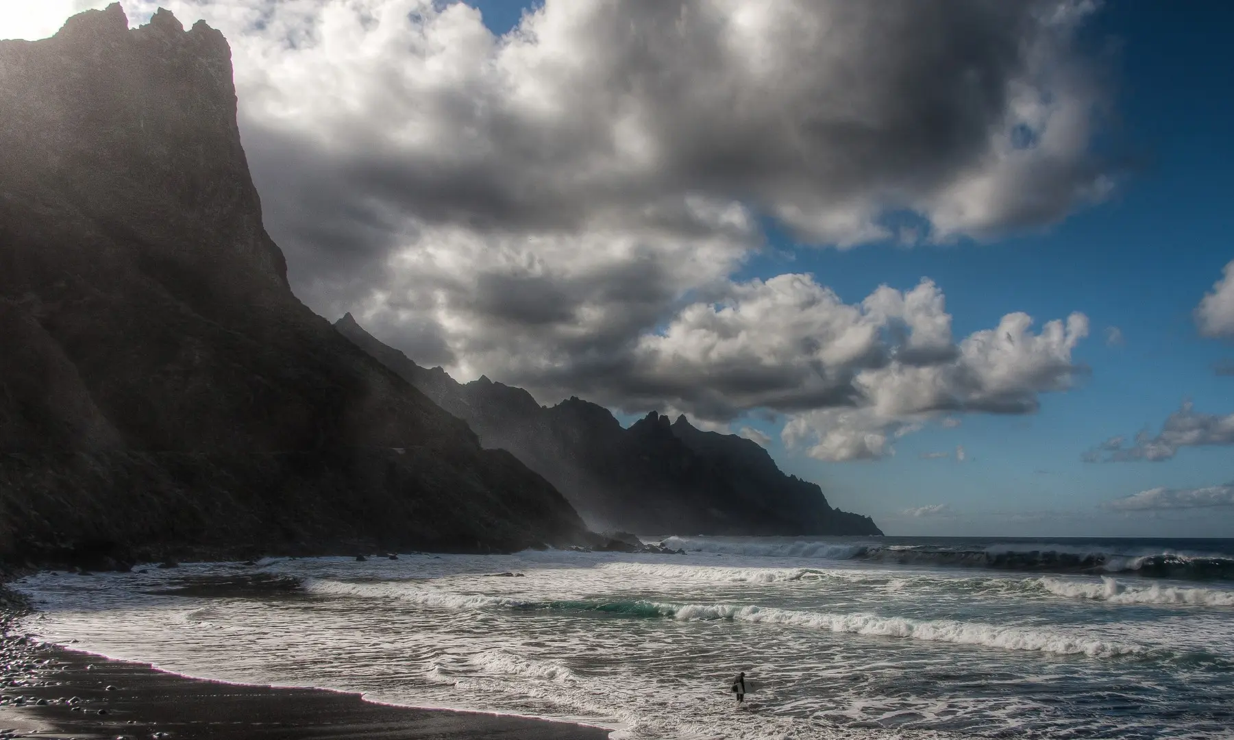 Tamadite beach in the north of Tenerife Tamadite beach in the north of Tenerife