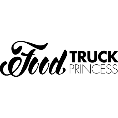 Logo &ldquo;Truck & Tool Princess&rdquo; en negro y plata.