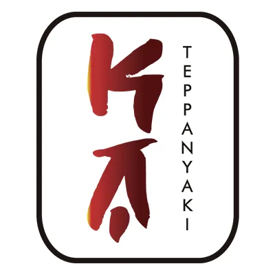 Logo chino &ldquo;Teppeyazaki&rdquo; con figura estilo caligraf&iacute;a roja