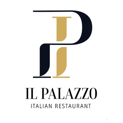 Logo de restaurante &ldquo;Il Palazo&rdquo;, italiano.