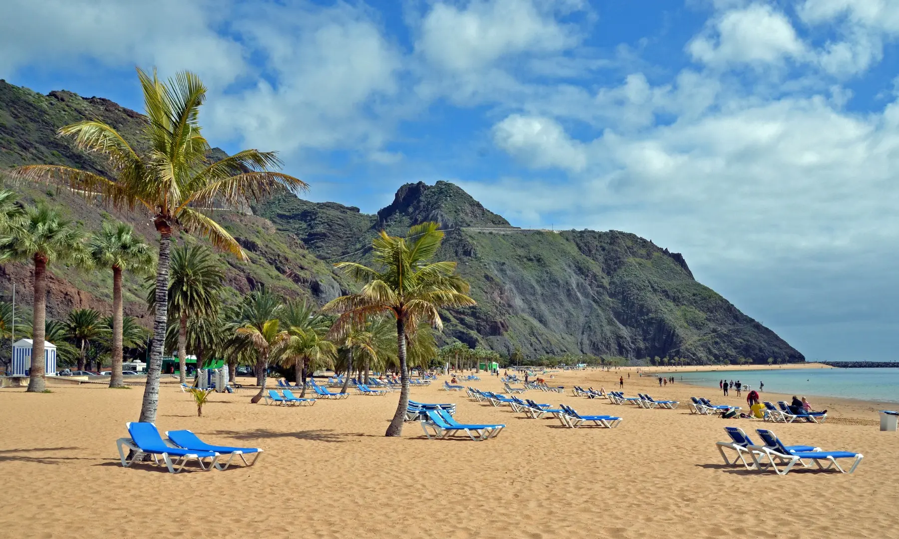 Las Teresitas beach in Tenerife Las Teresitas beach in Tenerife