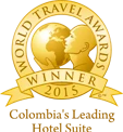 Medalla de World Travel Awards, ganador 2015.
