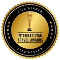 Medalla de los International Travel Awards 2022 para ganadores.