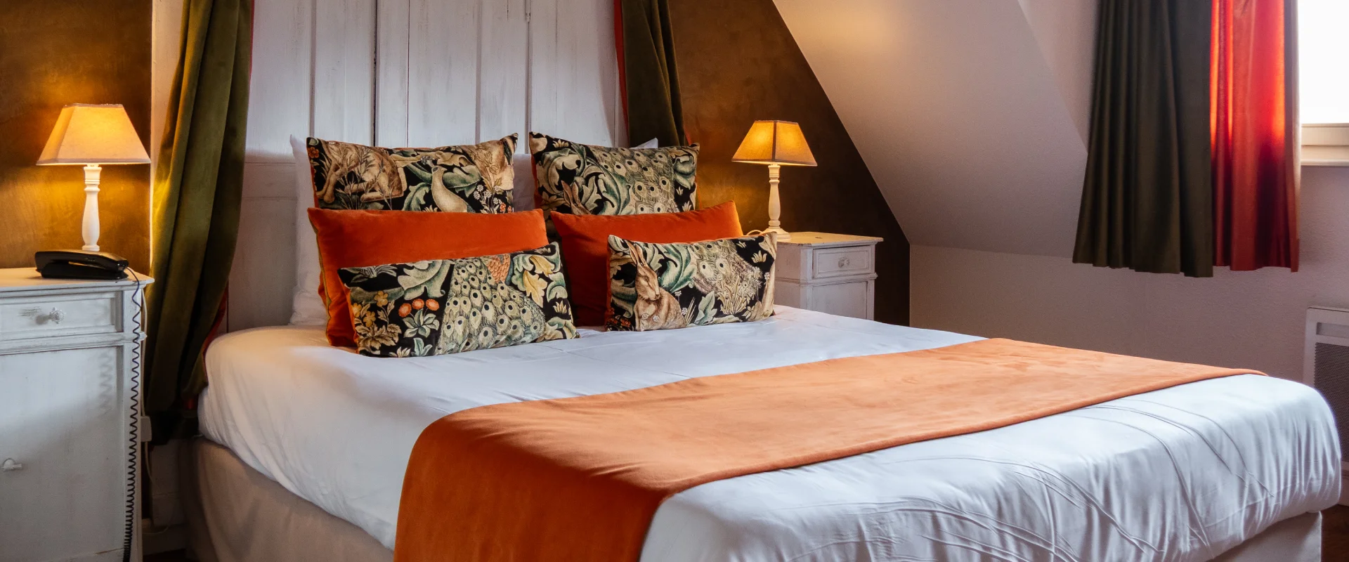 Detalle de habitaci&oacute;n - H&ocirc;tel Verger des Chateaux