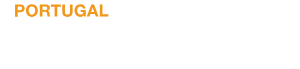 "Portugal Resident logo with orange and white text."