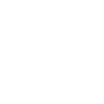 S&iacute;mbolo blanco floral con forma de cruz sobre fondo negro.