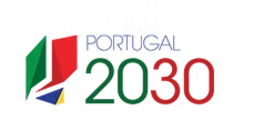 Logo colorido com "Portugal 2030".