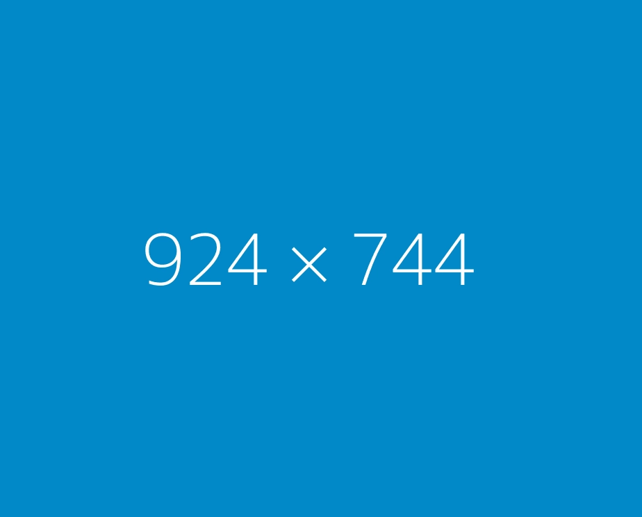 Una imagen de marcador de posici&oacute;n azul con "924 x 744" en el centro.