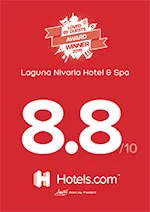 Premio 8.8/10 de Hotels.com para Laguna Nivaria Hotel & Spa.