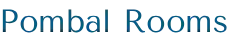 Texto borroso que parece decir "Pomplol Rooms".