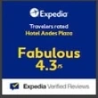 Expedia: Hotel Andes Plaza, 4.3/5 Fabulous seg&uacute;n viajeros verificados.