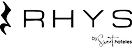 Logo con las letras "RHYS" y una firma en cursiva debajo.