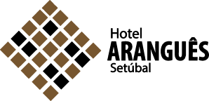 Logotipo com quadrados marrons formando um padr&atilde;o complexo.