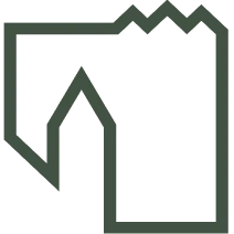 Imagem de um &iacute;cone de gr&aacute;fico com uma linha ondulada.