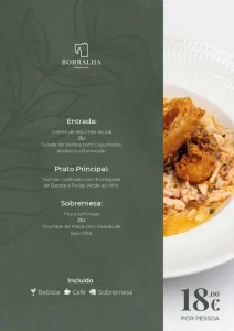 Menu ejecutivo - Borralha Hotel & Spa
