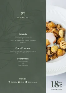 Menu ejecutivo - Borralha Hotel & Spa