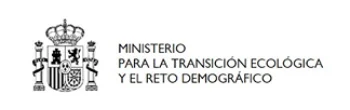 Escudo de Espa&ntilde;a y texto: Ministerio para la Transici&oacute;n Ecol&oacute;gica.