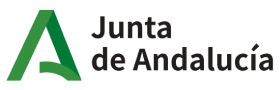 Logotipo de la Junta de Andaluc&iacute;a con una letra "A" verde.
