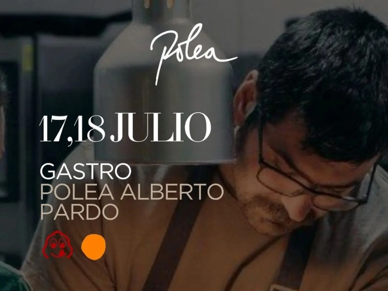 Plea 17,18 Julio: Gastro y Pablea Alberto Pardo, hombre en cocina.