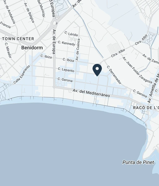 Mapa de situaci&oacute;n del Hotel