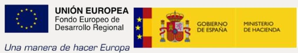 Logos de la UE, Gobierno de Espa&ntilde;a y Ministerio de Hacienda. Texto: "Una manera de hacer Europa".