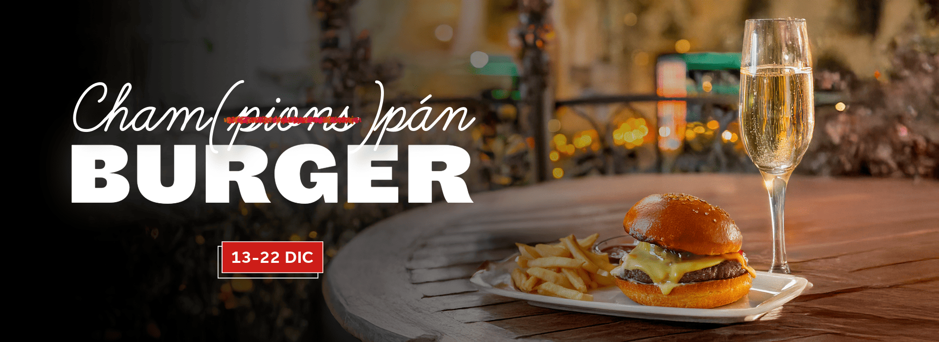 Madrid | Champagne Burger - Hospes Hotels