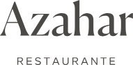Logo &ldquo;Azahar&rdquo; y &ldquo;RESTAURANTE&rdquo;.