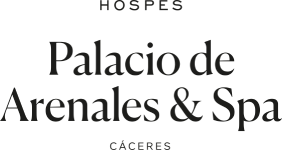 Texto en pantalla: &ldquo;Palacio de Arenales & Spa&rdquo; (C&aacute;ceres)