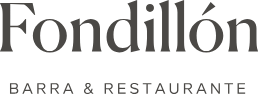 Foto de texto &ldquo;FondiL&oacute;n&rdquo; y &ldquo;Barra & Restaurante&rdquo; en un logotipo.