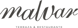 Logotipo &ldquo;MalV&aacute;re&rdquo; con el texto &ldquo;Terraza & Restaurante&rdquo;