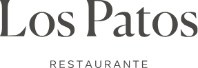 Logotipo &ldquo;Los Patos&rdquo; con el texto &ldquo;RESTAURANTE&rdquo; debajo