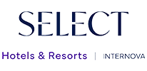 Logotipo &ldquo;SELECT&rdquo; con &ldquo;Hotels & Resorts&rdquo; y &ldquo;INNERO&rdquo;.