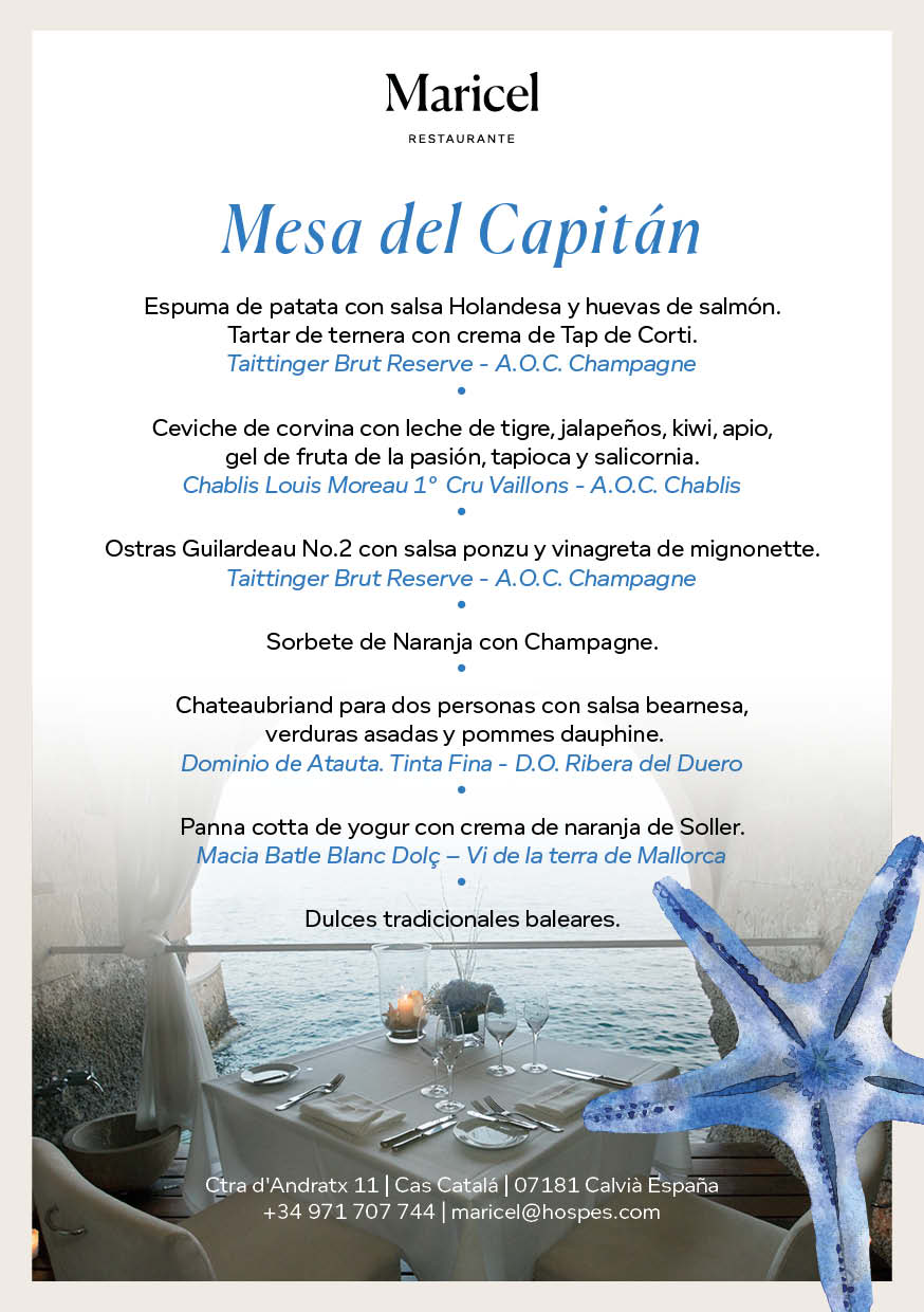 Mallorca | Mesa del capit&aacute;n - Hospes Hotels