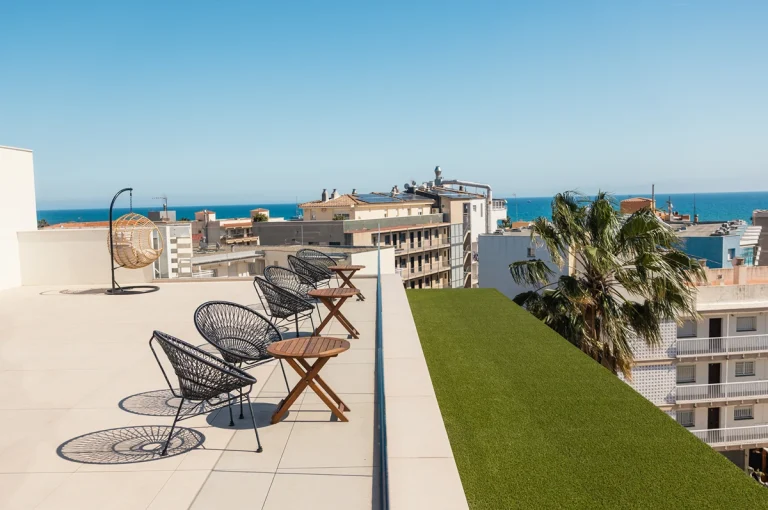 Rooftop con vistas al mar