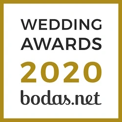 Logo &ldquo;Wedding Awards 2020&rdquo; con el texto bodas.net