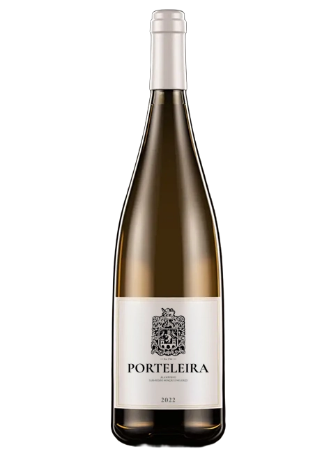 Garrafa de vinho branco &ldquo;Portel eira&rdquo; com r&oacute;tulo e selo 2022