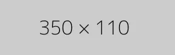 Imagen con texto &ldquo;350 x 110&rdquo; sobre fondo gris