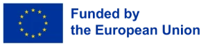 Logo de &ldquo;Powered by the European Union&rdquo; con bandera de la UE