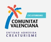 Logo &ldquo;Comunitat Valenciana&rdquo; y entidad &ldquo;Clusturismo&rdquo; con texto &ldquo;Creaturisme&rdquo;