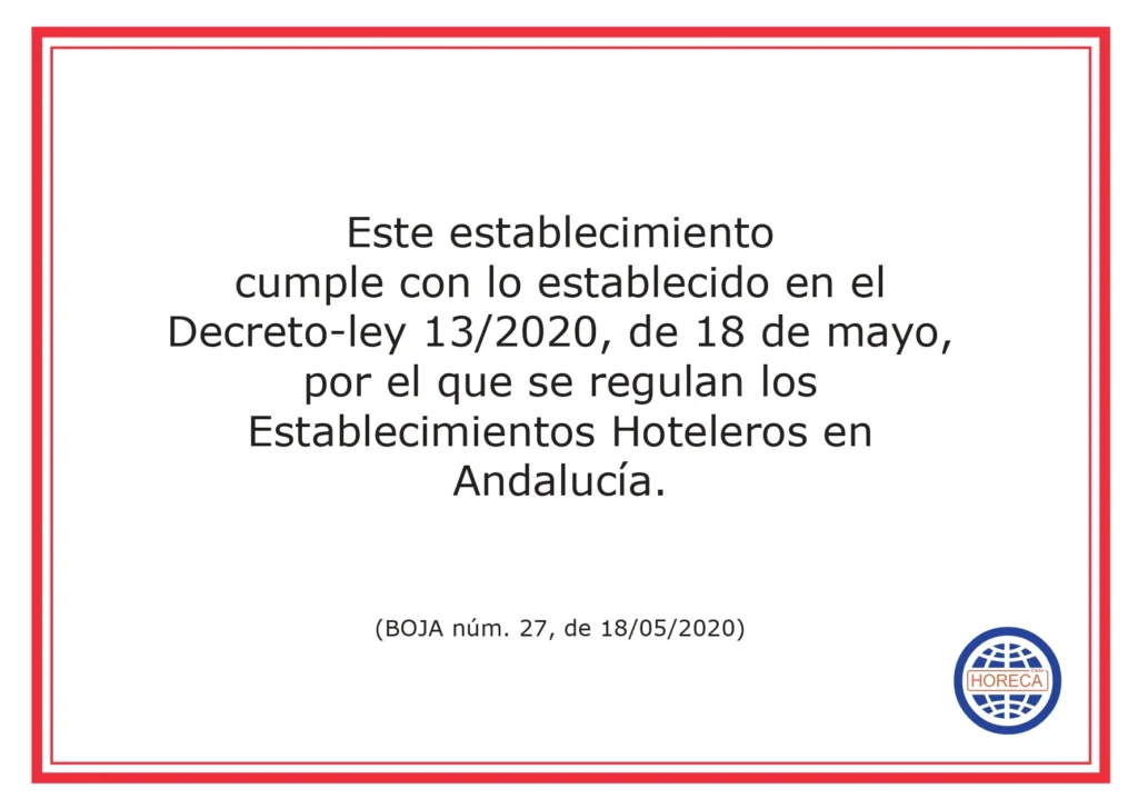 Certificados y normativa - Hotel Regio C&aacute;diz
