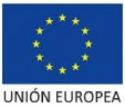 Bandera de la Uni&oacute;n Europea con c&iacute;rculo de estrellas doradas y texto UE