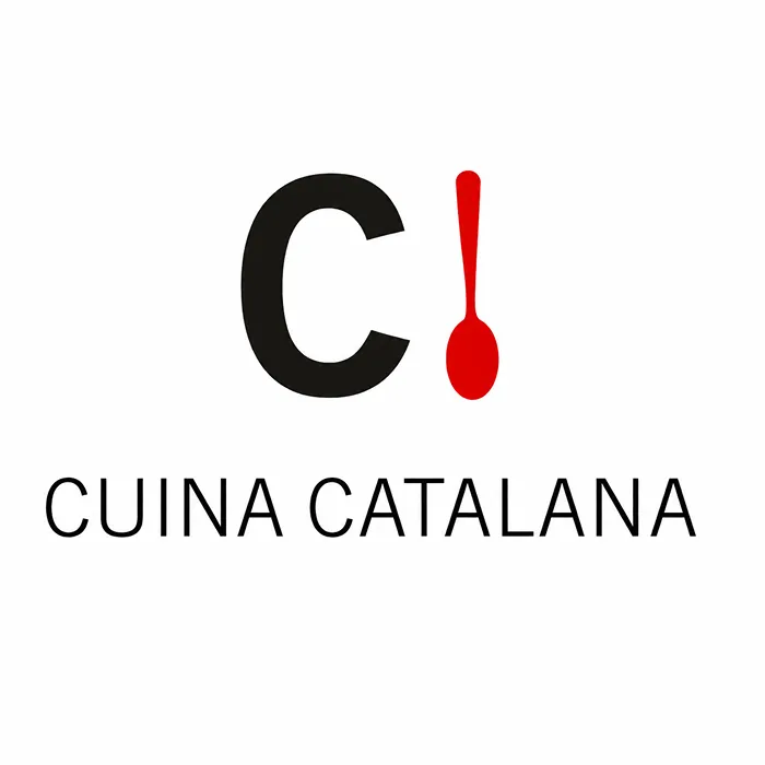Logo &ldquo;Cuina Catalana&rdquo; con letra C y cuchara roja