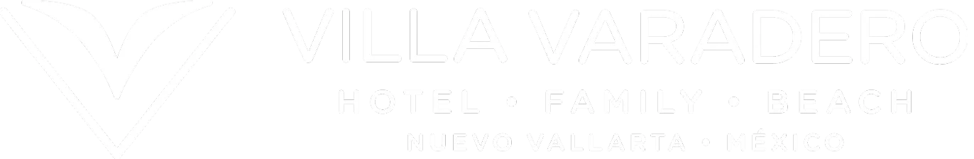 Logo &ldquo;Villa Varadero&rdquo; hotel, Family Beach en Nuevo Vallarta, M&eacute;xico.