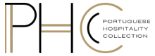 Logo PHC dourado e preto