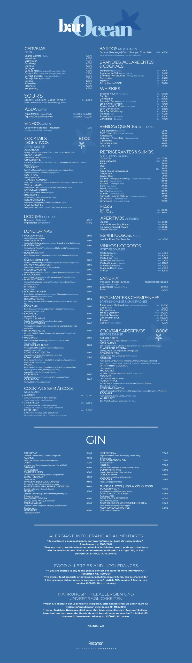 Oceanbar - Rocamar Hotels