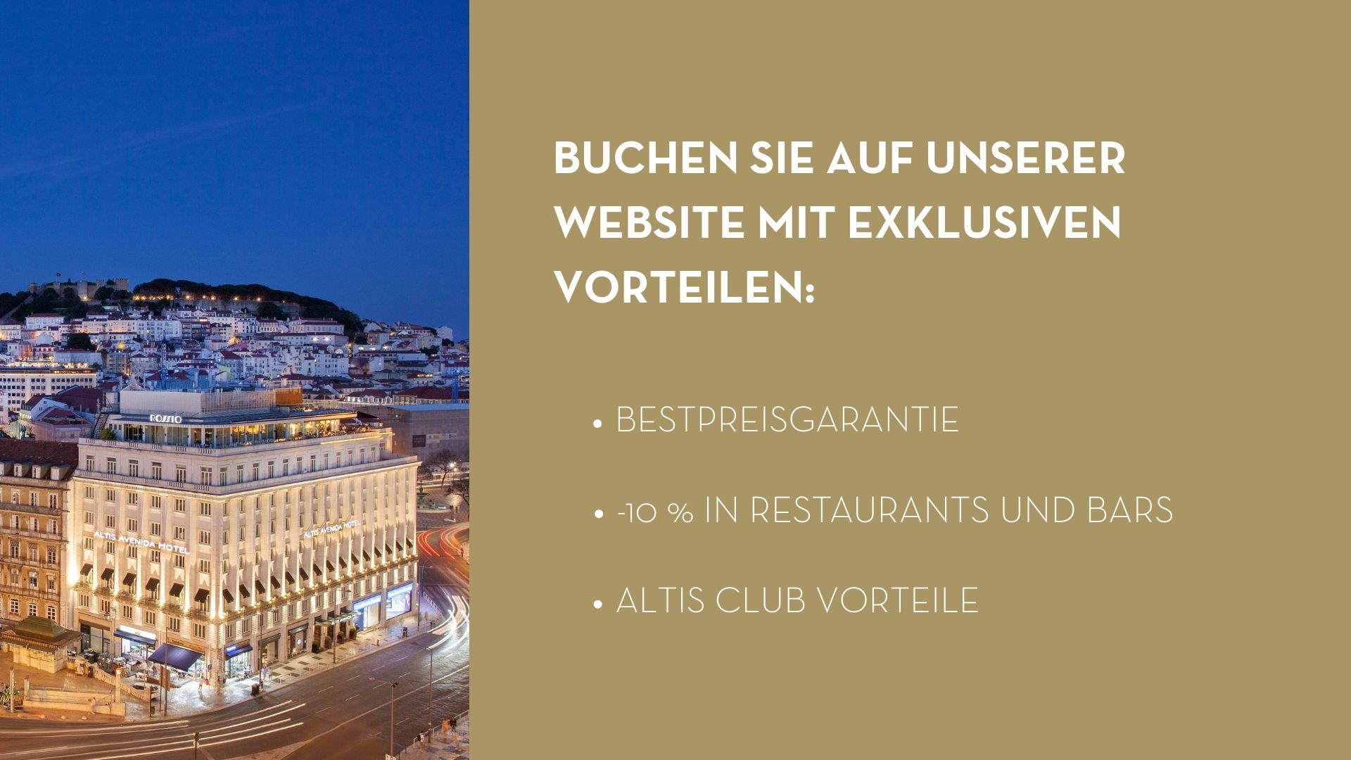 Veranstaltungen - Altis Avenida Hotel - Altis Hotels