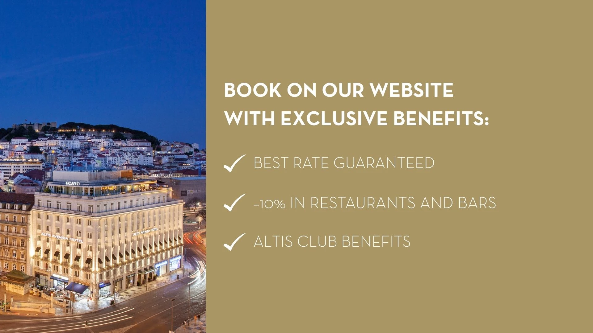 Restaurant and Bars - Altis Avenida Hotel - Altis Hotels