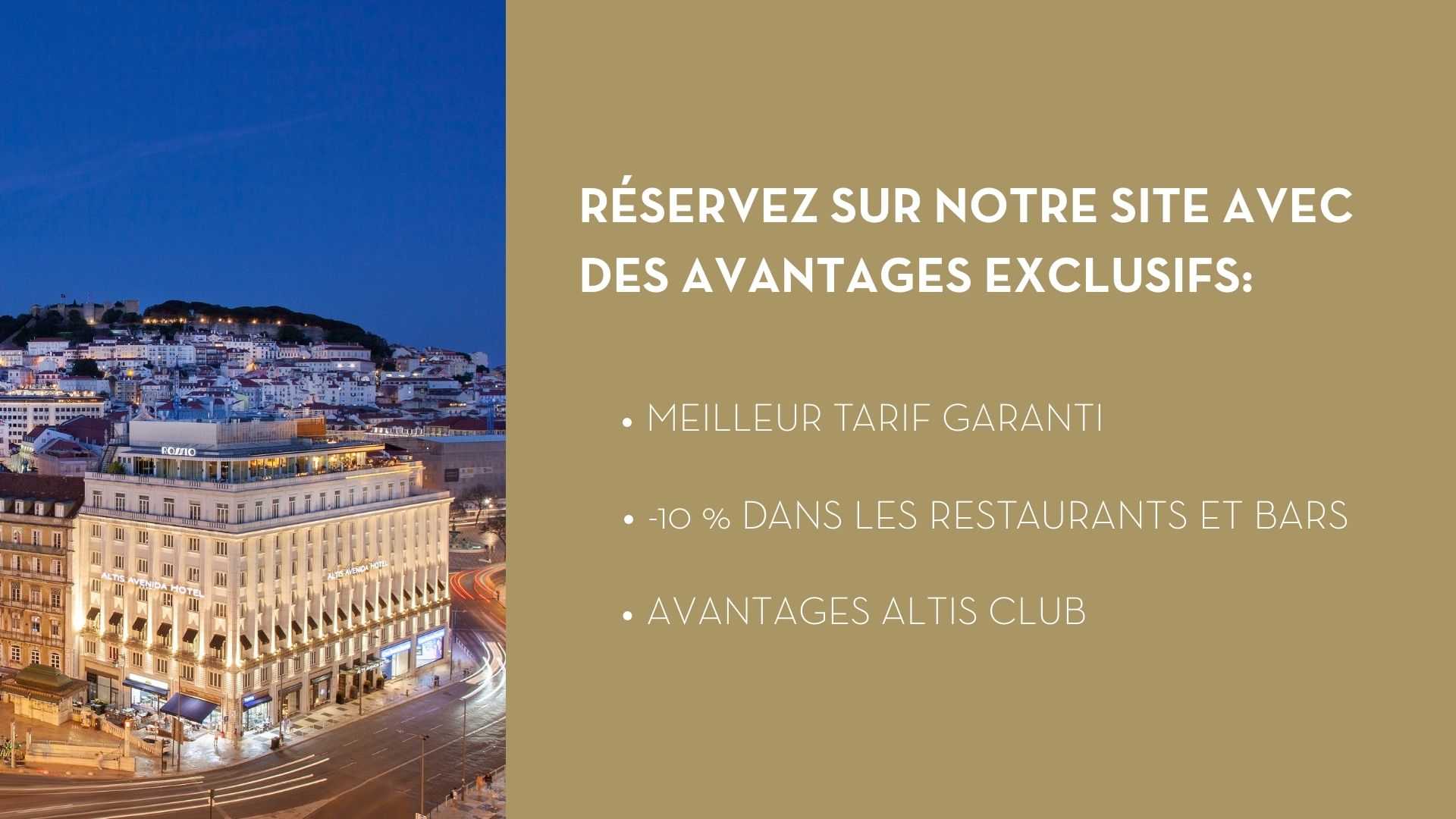 Ev&eacute;nements - Altis Avenida Hotel - Altis Hotels