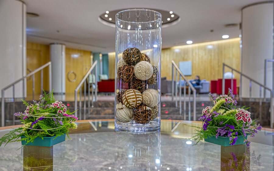 Hall Senator Parque Central con decoraci&oacute;n